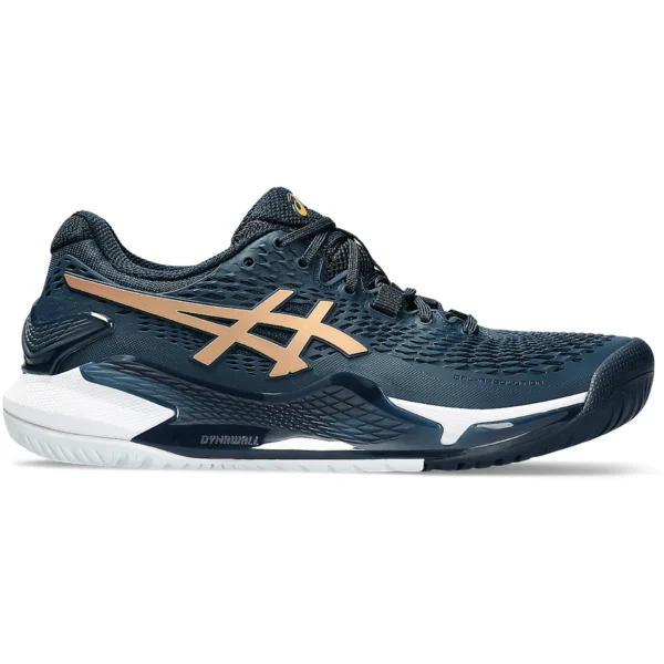 ASICS Gel-Resolution 9 French Blue Pure Gold (Womens)