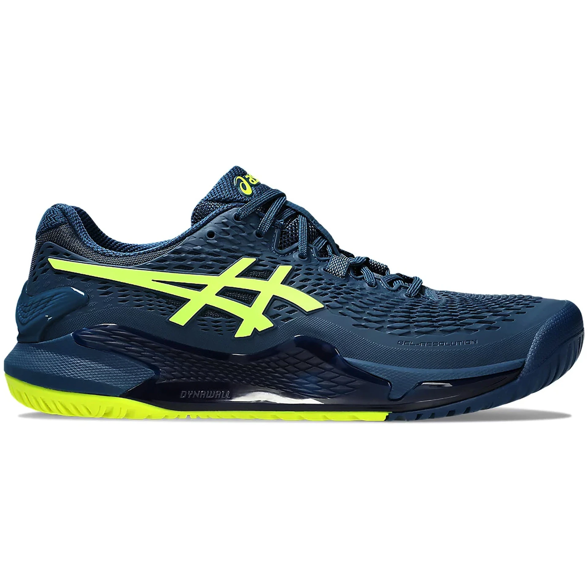 ASICS Gel-Resolution 9 Mako Blue Safety Yellow 3 ASICS Gel-Resolution 9 Mako Blue Safety Yellow