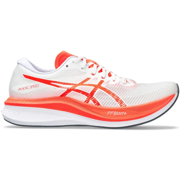 ASICS Magic Speed 3 White Sunrise Red (Womens)