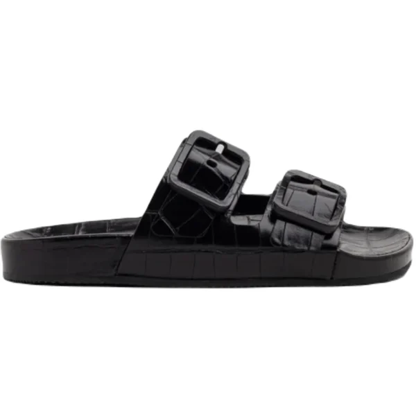 Balenciaga Mallorca Croc Sandals Black (Womens)