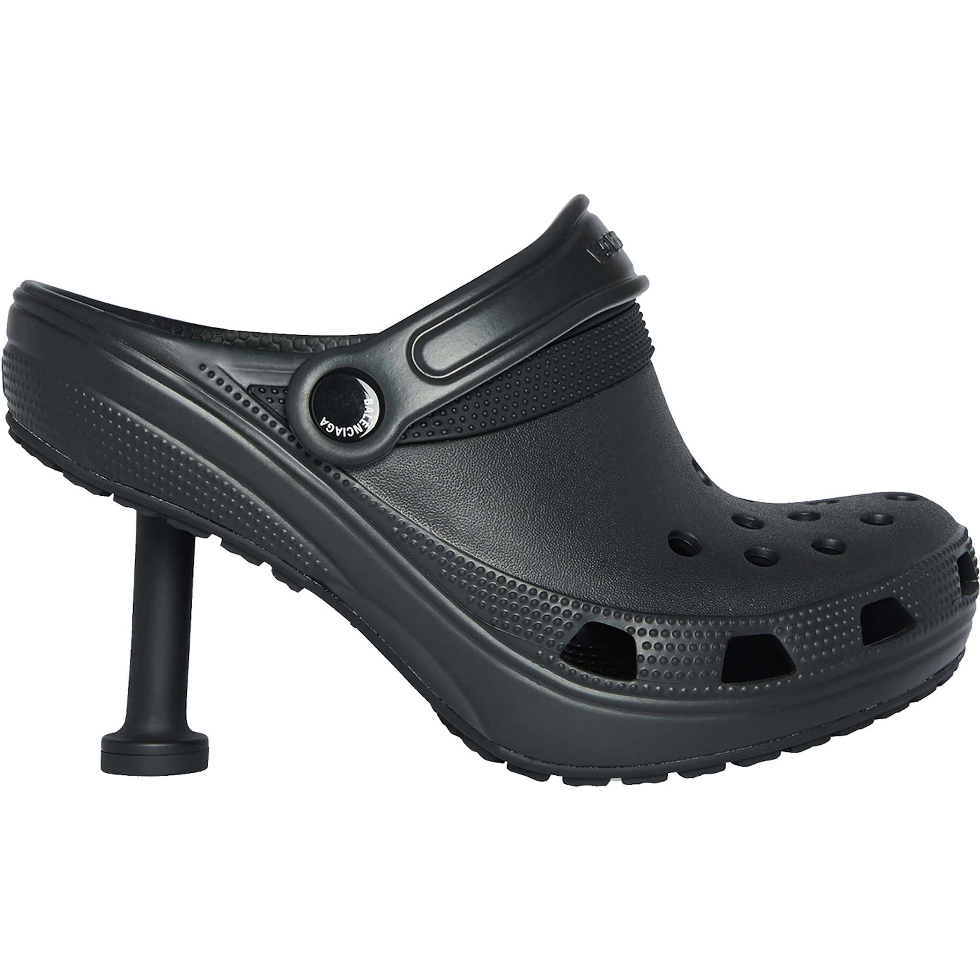 Balenciaga x Crocs Madame 80MM Black (Womens) 1 Balenciaga x Crocs Madame 80MM Black Womens 1