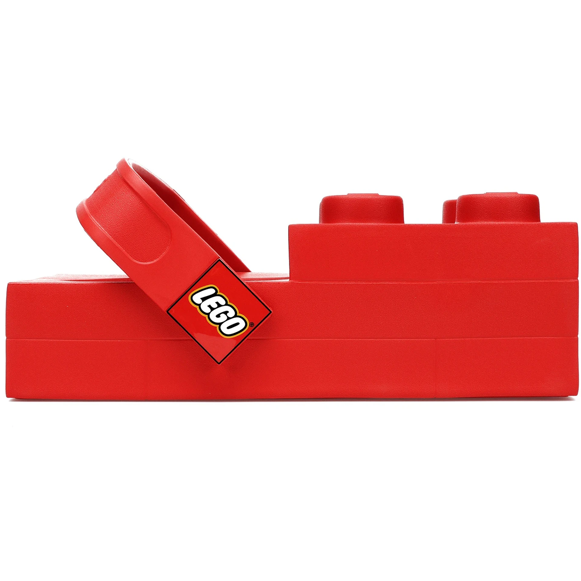 Crocs Brick Clog LEGO Red 3 Crocs Brick Clog LEGO Red