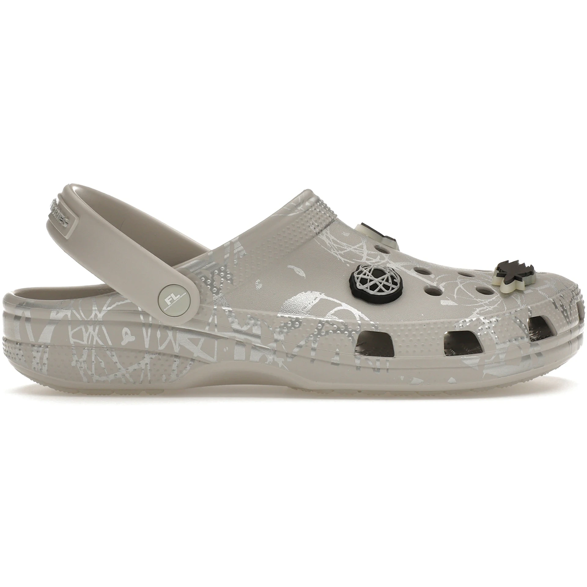 Crocs Classic Clog Futura Laboratories Pearl White 3 Crocs Classic Clog Futura Laboratories Pearl White