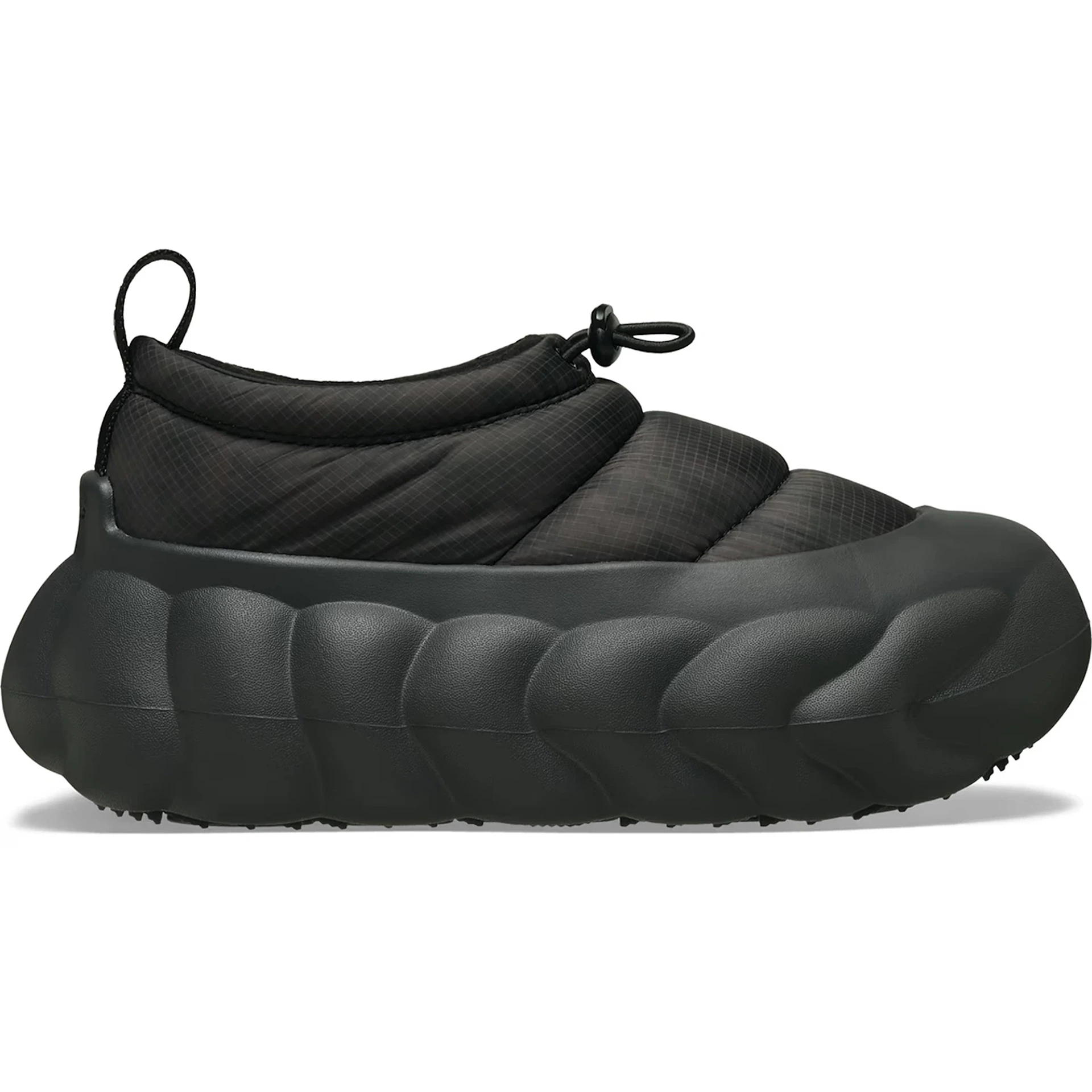 Crocs Overpuff Shorty Translucent Black 3 Crocs Overpuff Shorty Translucent Black