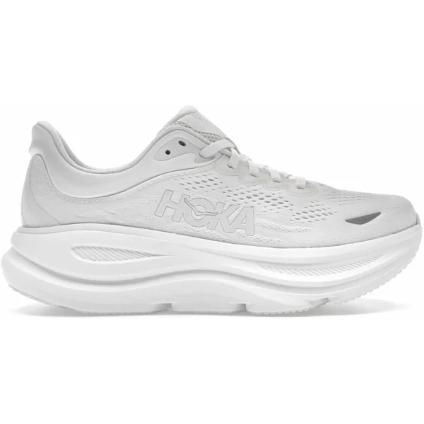 Hoka One One Bondi 9 Triple White (Womens)