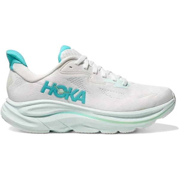 Hoka One One Clifton 10 White Cielo Blue (Womens)