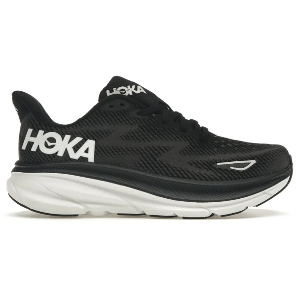 Hoka One One Clifton 9 Black White (Womens)