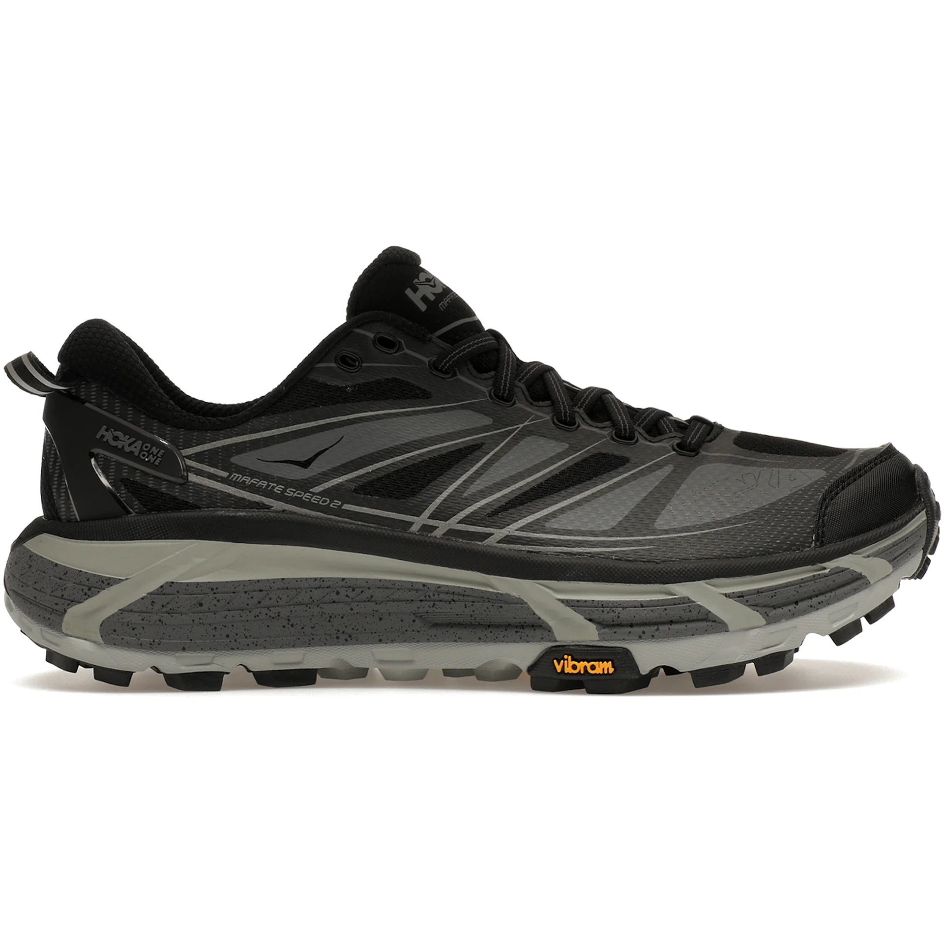 Hoka One One Mafate Speed 2 Black Castlerock 2 Hoka One One Mafate Speed 2 Black Castlerock