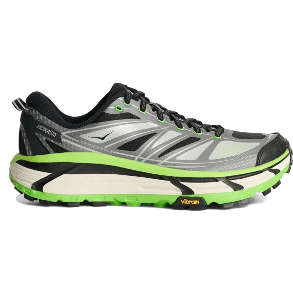 Hoka One One Mafate Speed 2 Black Electric Green