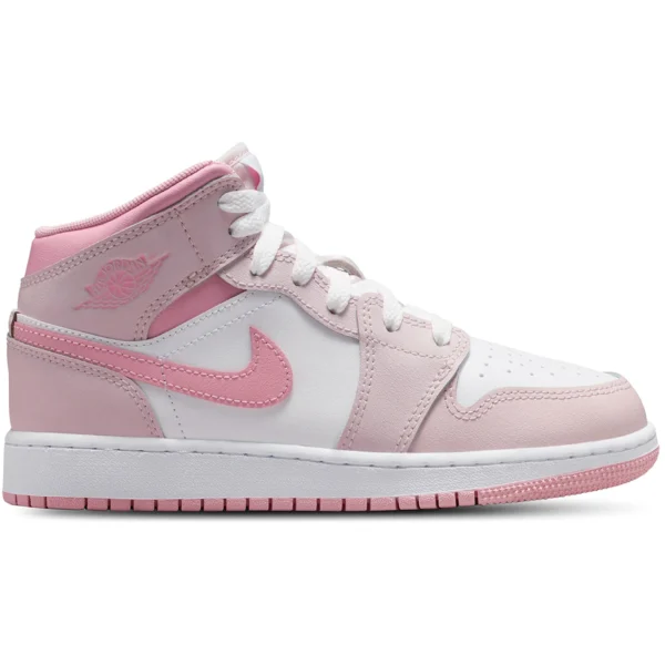 Jordan 1 Mid Pearl Pink White (GS)