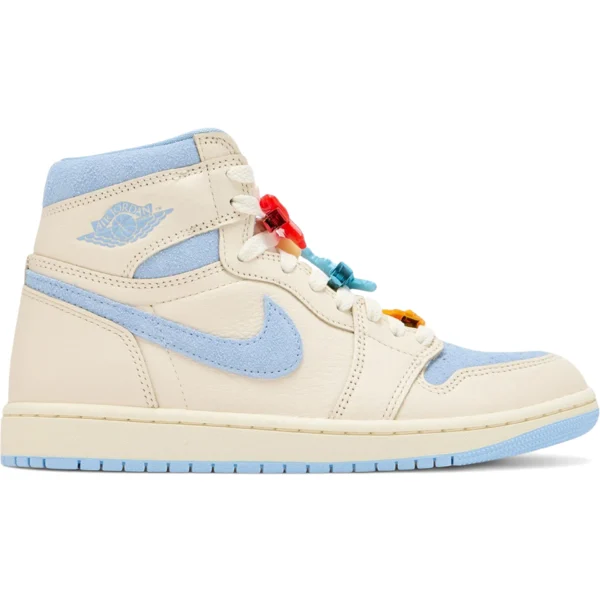 Jordan 1 Retro High OG Pale Ivory Psychic Blue (Womens)