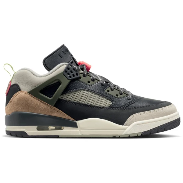 Jordan Spizike Low Anthracite Mango Cargo Khaki