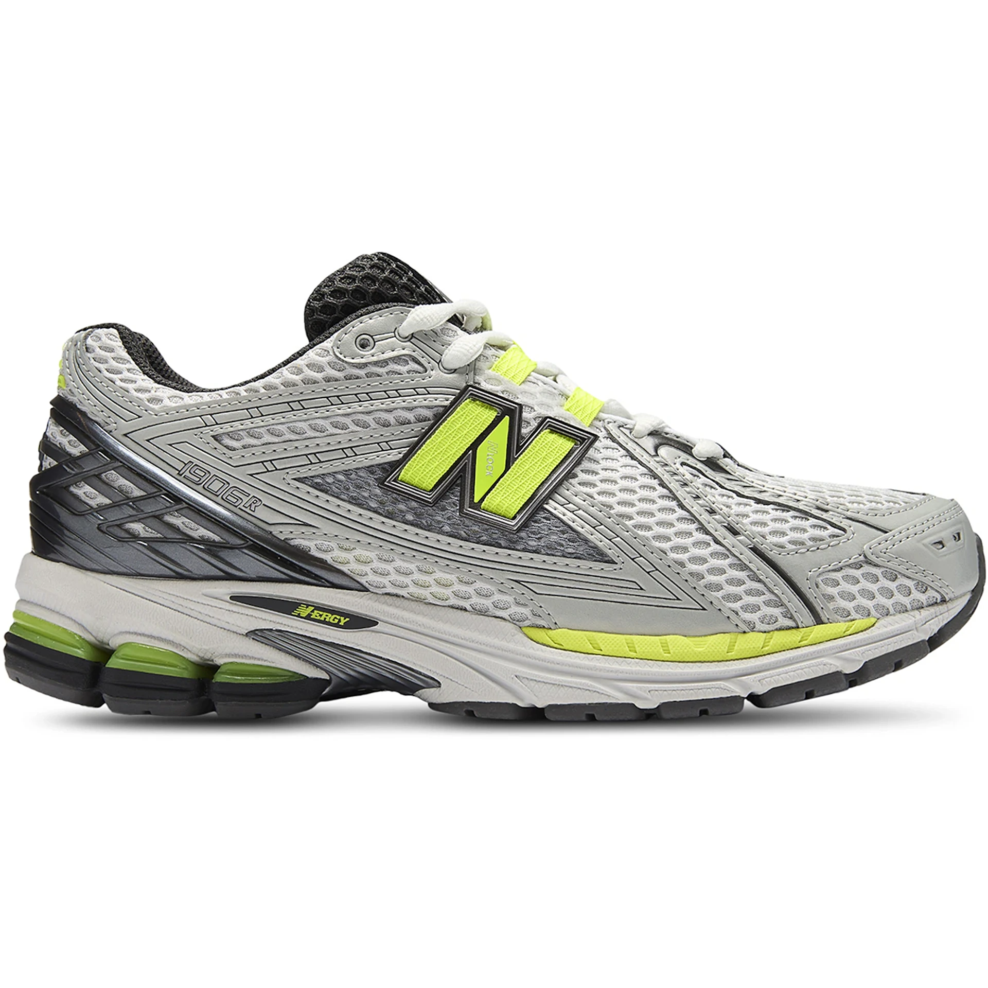 New Balance 1906R Light Silver Metallic Alkaline Green 1 New Balance 1906R Light Silver Metallic Alkaline Green 1