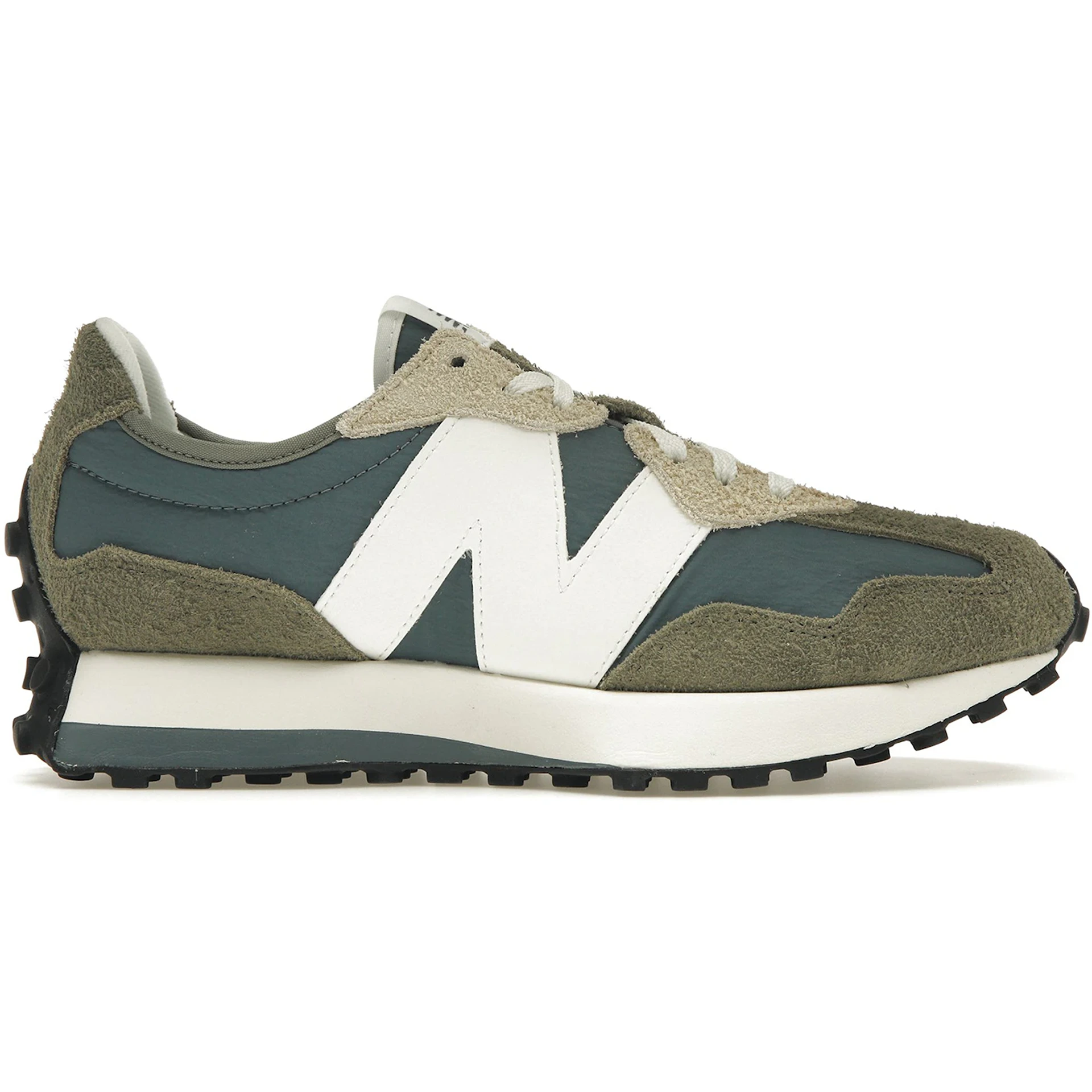 New Balance 327 Green Grey 1 New Balance 327 Green Grey