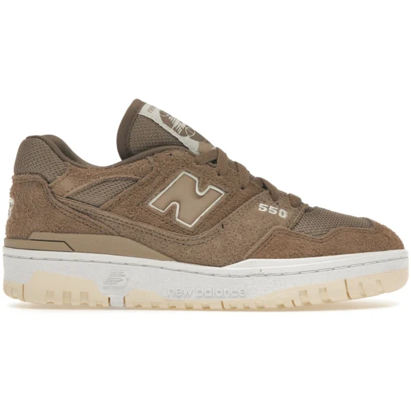 New Balance 550 Suede Mushroom