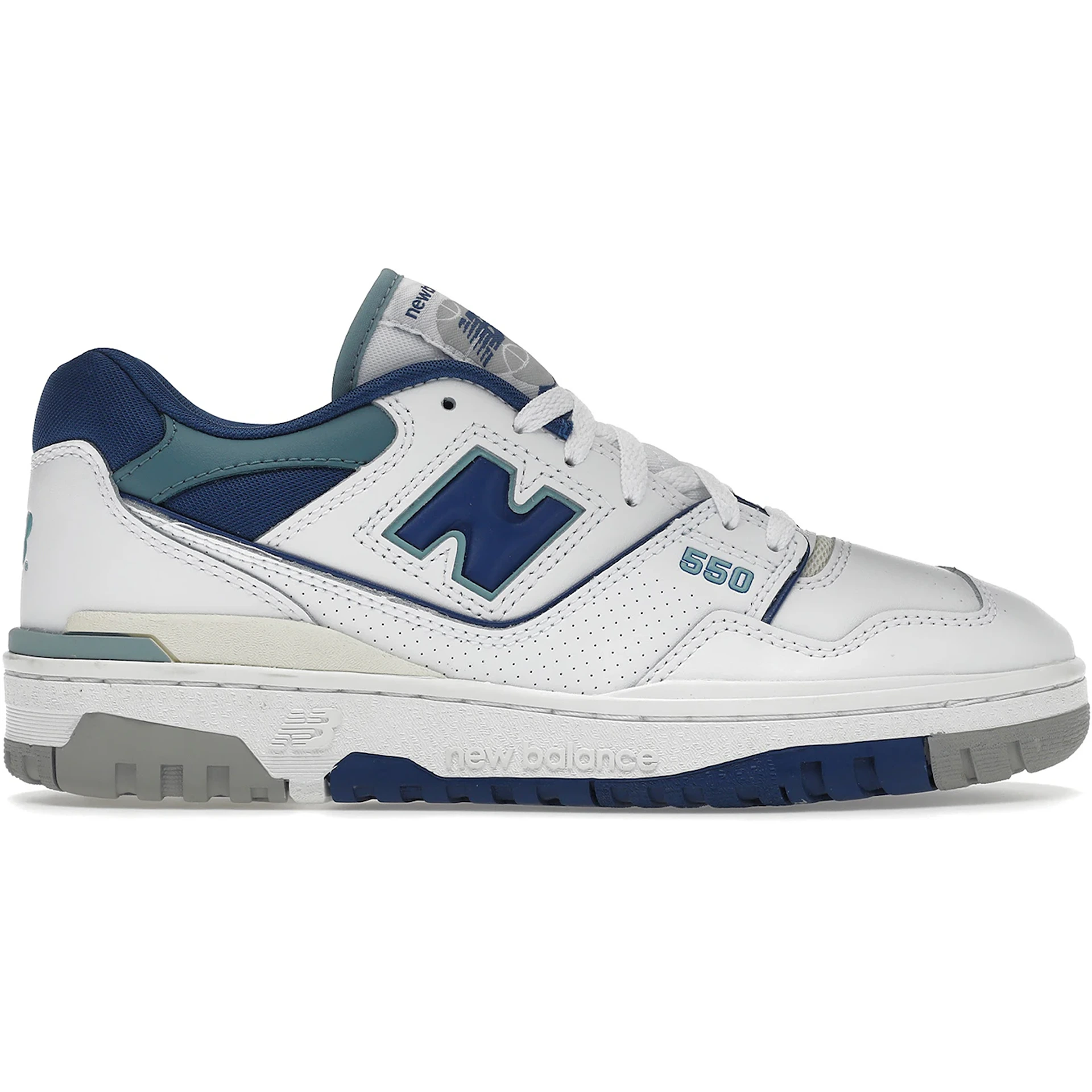 New Balance 550 White Blue Groove 1 New Balance 550 White Blue Groove