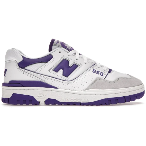 New Balance 550 White Purple