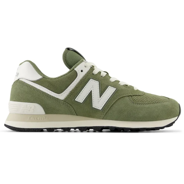 New Balance 574 Dark Olivine Sea Salt
