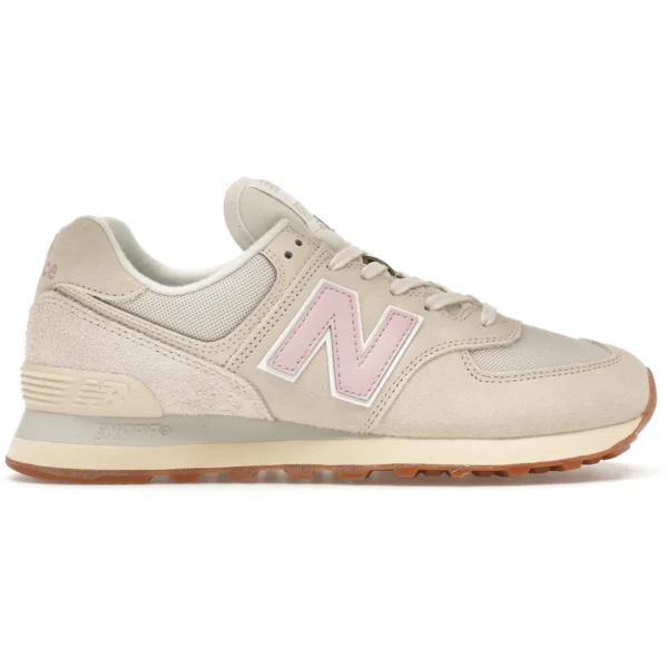 New Balance 574 Linen Century Pink Gum (Womens)