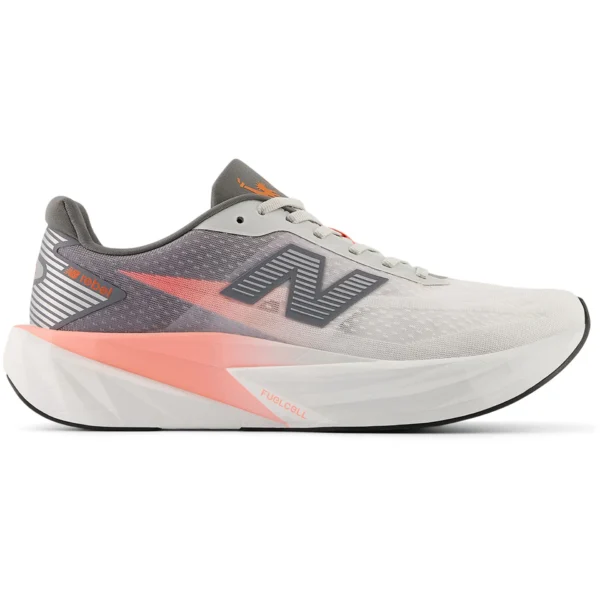 New Balance TCS NYC Marathon FuelCell Rebel v5 Grapefruit Grey Matter Poppy