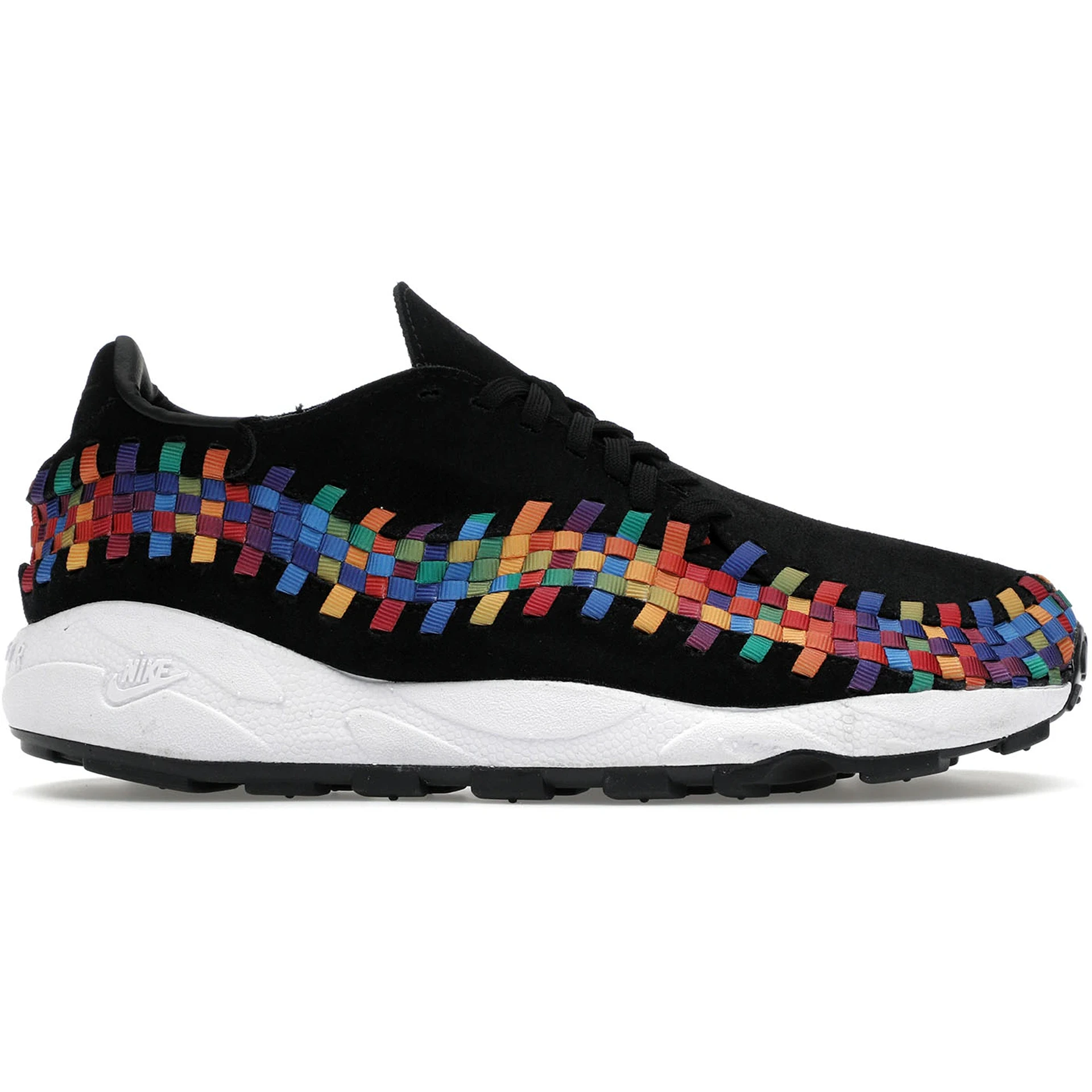 Nike Air Footscape Woven Black Rainbow (Womens) 2 Nike Air Footscape Woven Black Rainbow Womens