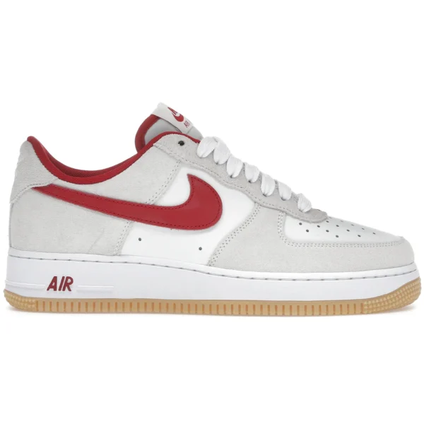 Nike Air Force 1 Low 07 LV8 Summit White Varsity Red Gum