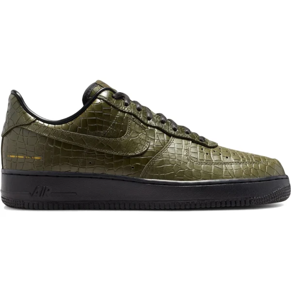 Nike Air Force 1 Low Morse Code Cargo Khaki Croc