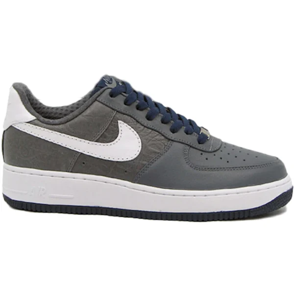 Nike Air Force 1 Low Premium Grey Navy Croc