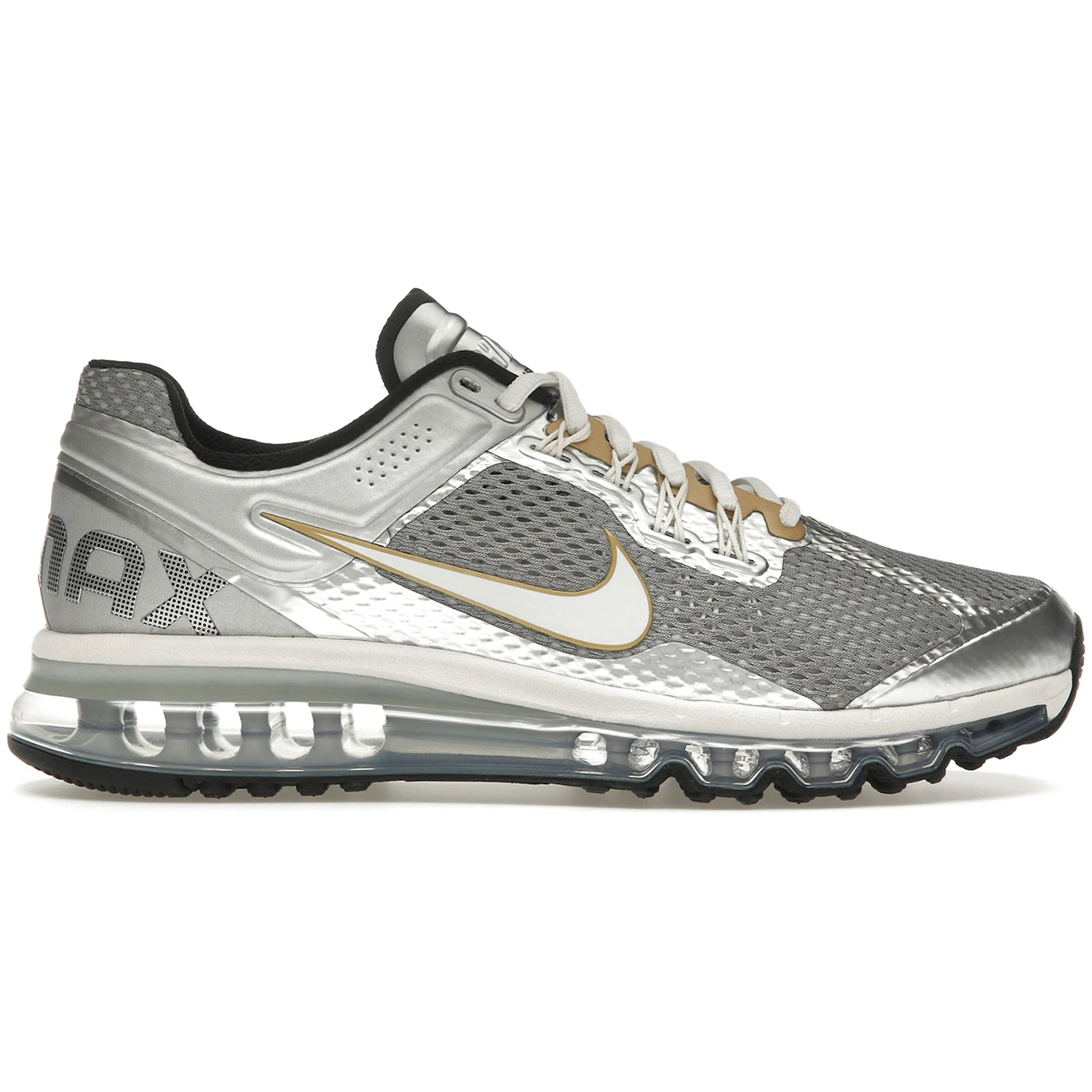 Nike Air Max 2013 Metallic Silver Gold 2 Nike Air Max 2013 Metallic Silver Gold