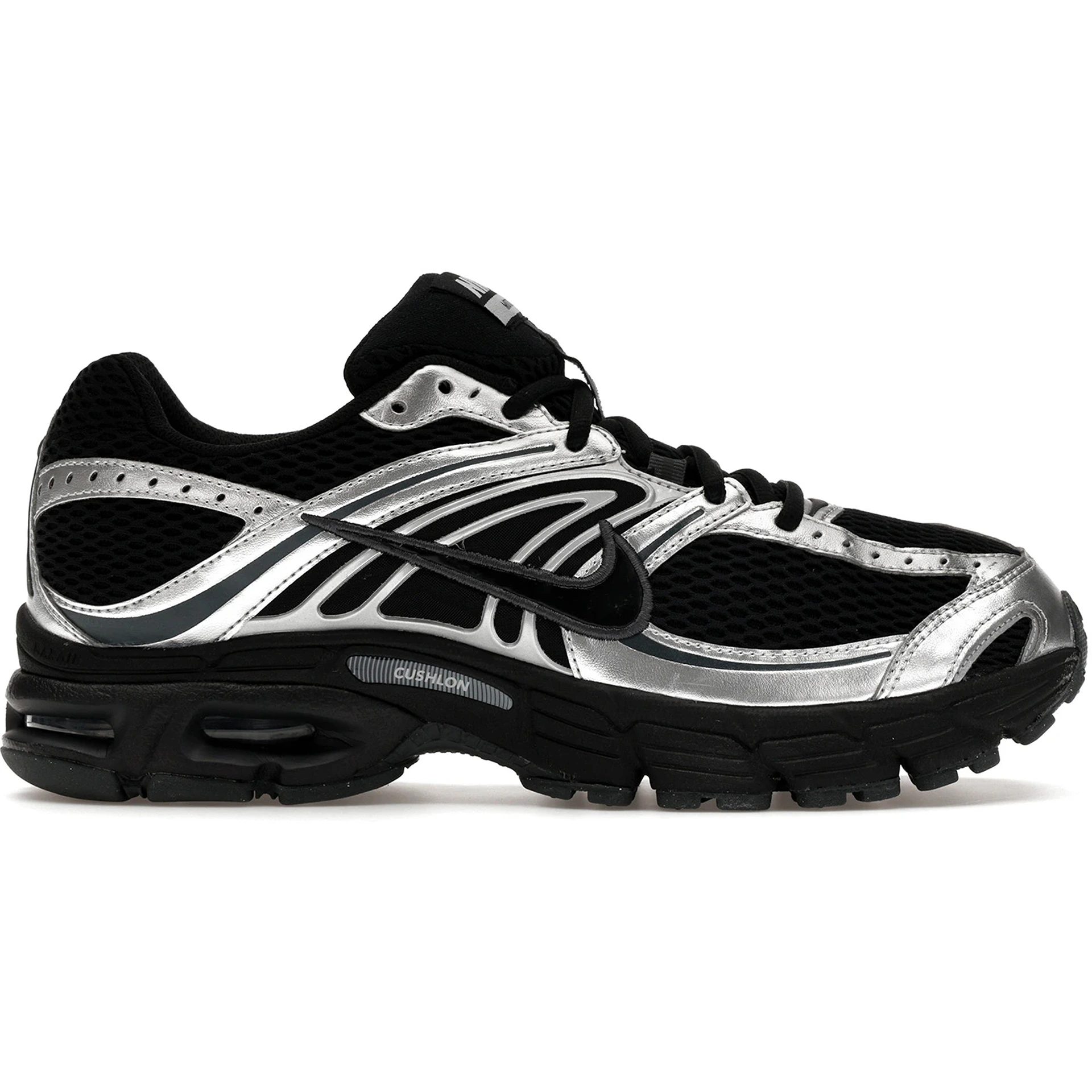 Nike Air Max Moto 2K Black Metallic Silver (Womens) 2 Nike Air Max Moto 2K Black Metallic Silver Womens