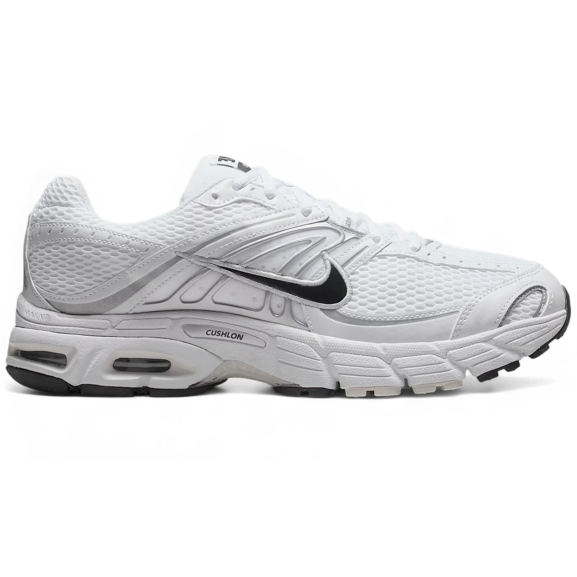 Nike Air Max Moto 2K White Metallic Silver Black 3 Nike Air Max Moto 2K White Metallic Silver Black