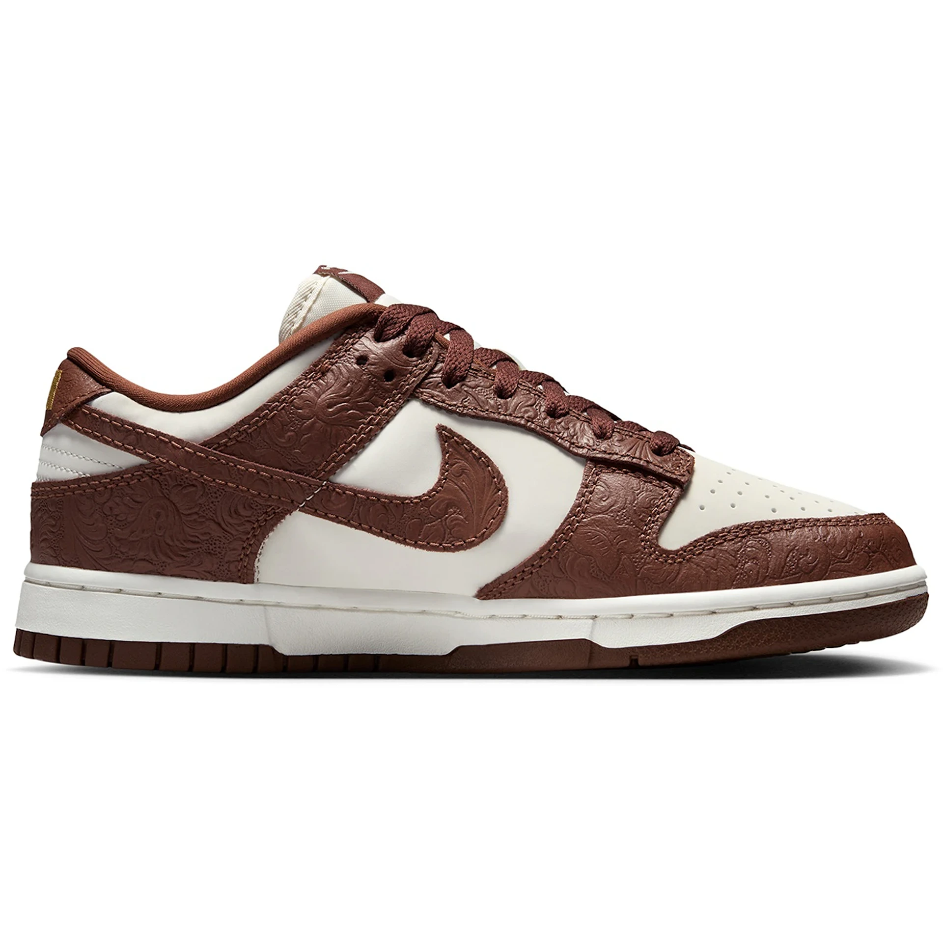 Nike Dunk Low Embossed Baroque Sail Fauna Brown (Womens) 1 Nike Dunk Low Embossed Baroque Sail Fauna Brown Womens