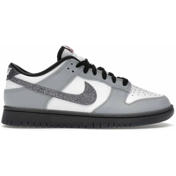 Nike Dunk Low LX Glitter Swoosh White Light Smoke Grey (Womens)