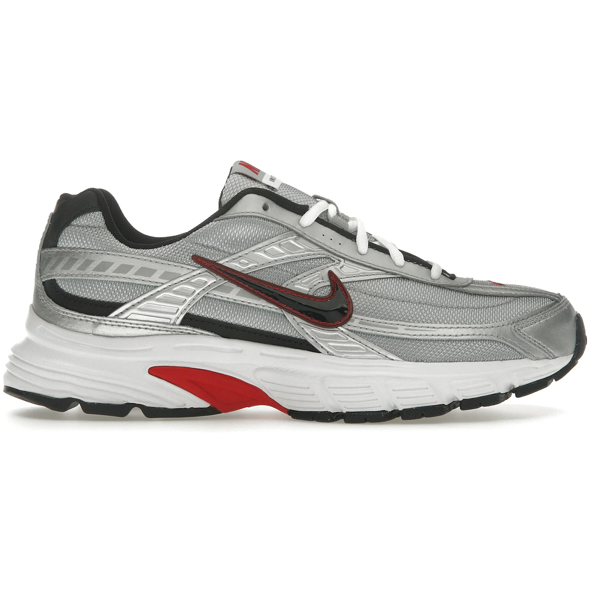 Nike Initiator Metallic Silver Red 3 Nike Initiator Metallic Silver Red