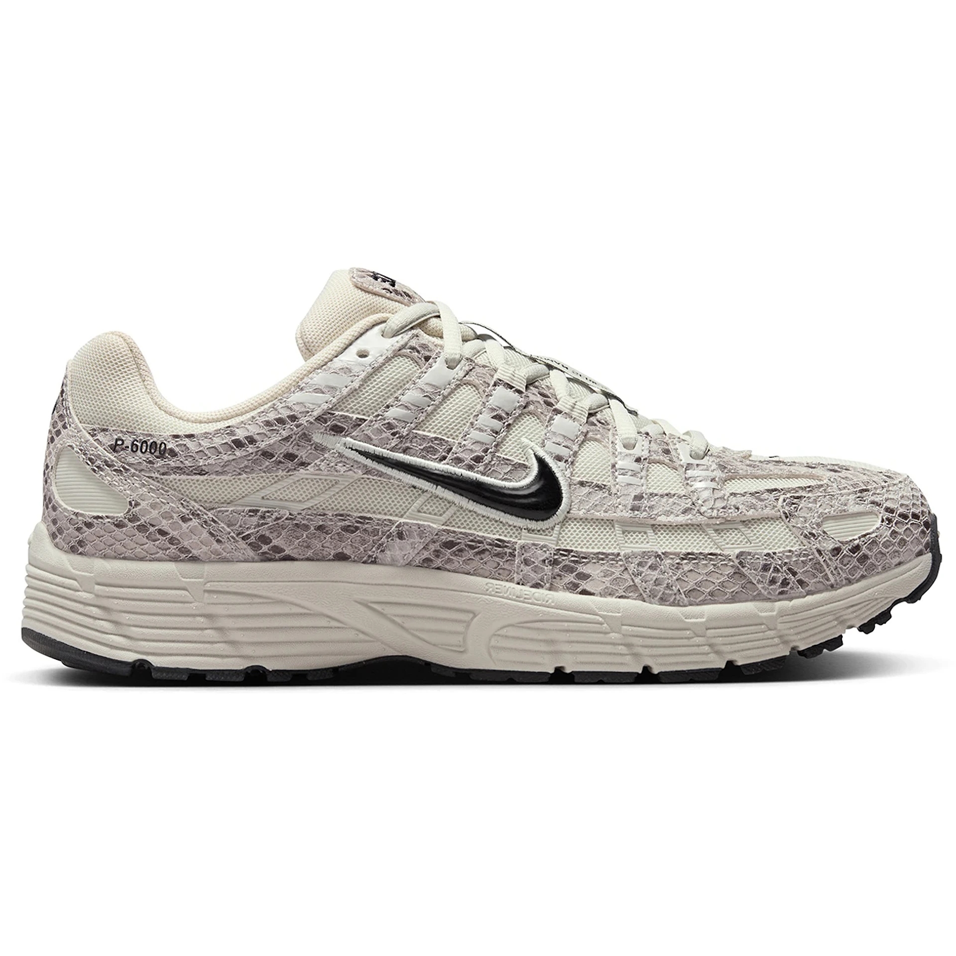 Nike P-6000 SE Snakeskin Light Bone Black (Womens) 2 Nike P-6000 SE Snakeskin Light Bone Black (Womens)