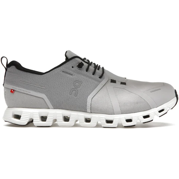 On Running Cloud 5 Waterproof Glacier Grey White