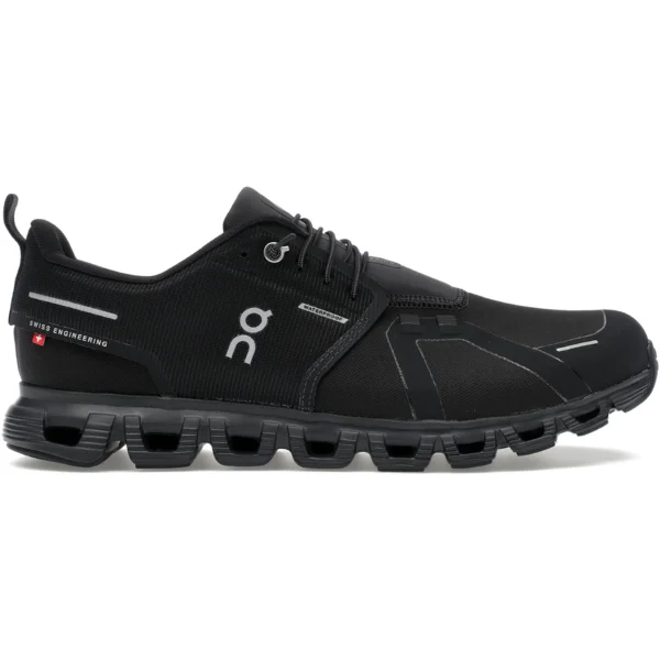 On Running Cloud 6 Waterproof All Black