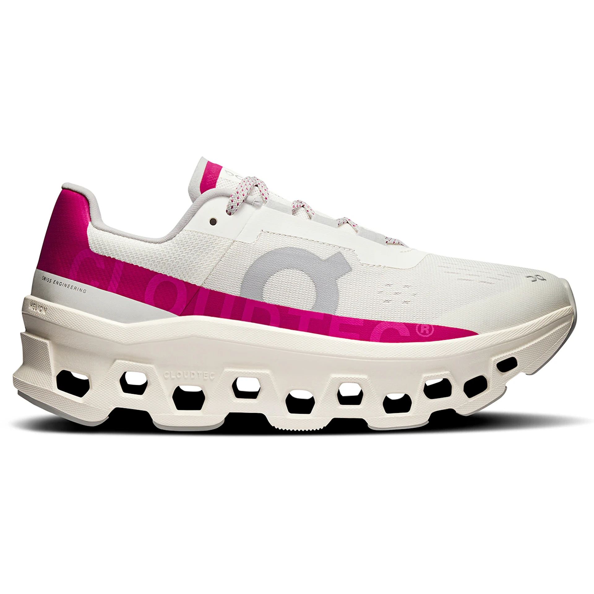 On Running Cloudmonster Ivory Grenadine (Womens) 1 On Running Cloudmonster Ivory Grenadine Womens 1