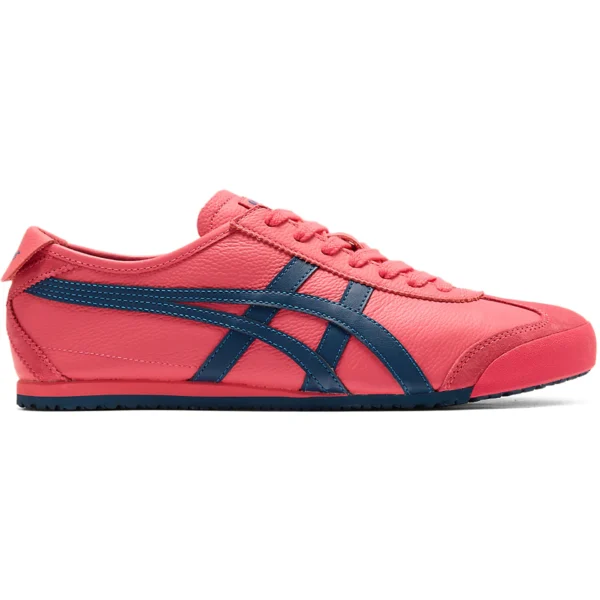Onitsuka Tiger Mexico 66 Leather Pink Cameo Mako Blue