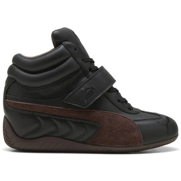 Puma Speedcat Wedge Black Chocolate Brown (Womens)