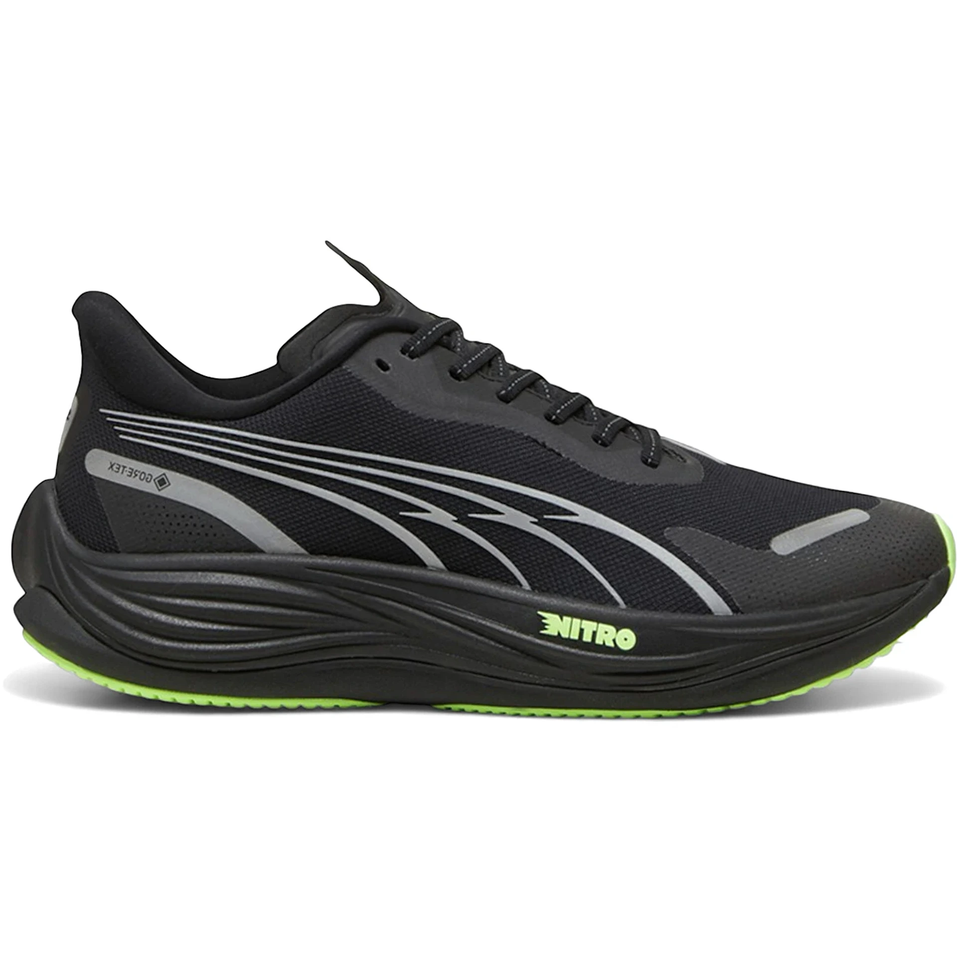 Puma Velocity Nitro 3 Gore-Tex Black Fizzy Apple 1 Puma Velocity Nitro 3 Gore Tex Black Fizzy Apple 1