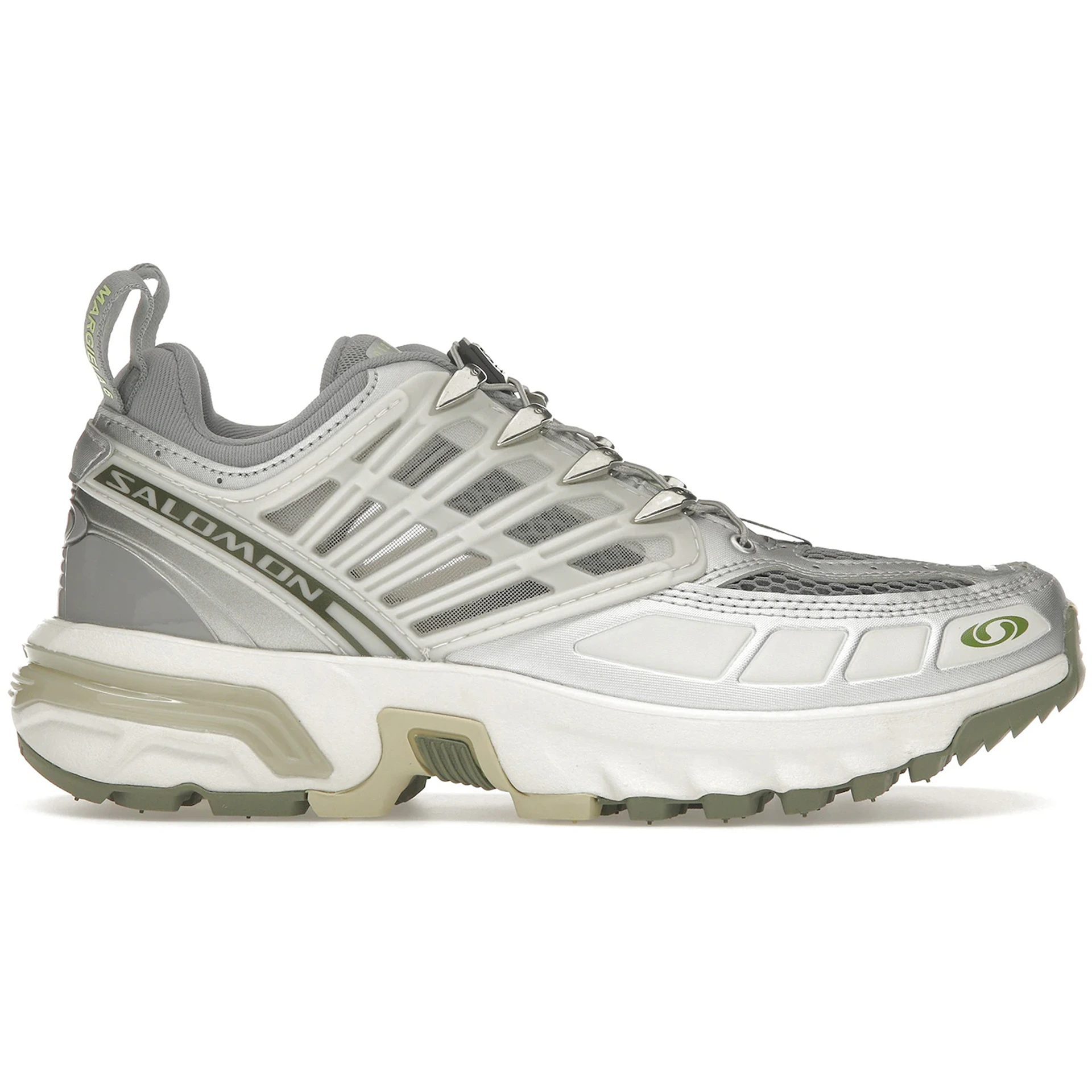 Salomon ACS Pro MM6 Maison Margiela Sharkskin Silver Sharp Green 2 Salomon ACS Pro MM6 Maison Margiela Sharkskin Silver Sharp Green 1