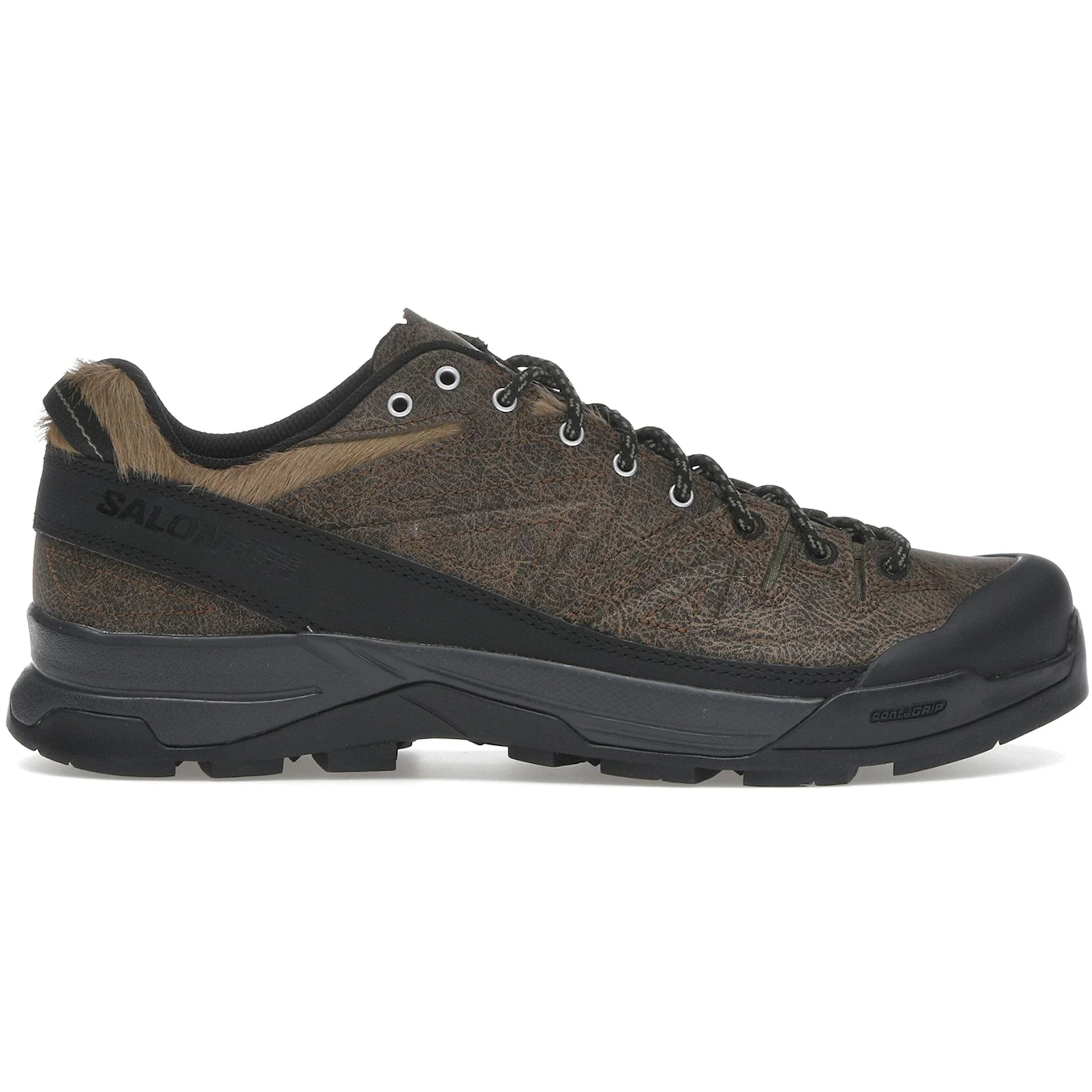Salomon X-ALP Low Distressed Leather Dark Earth Black 2 Salomon X ALP Low Distressed Leather Dark Earth Black 1