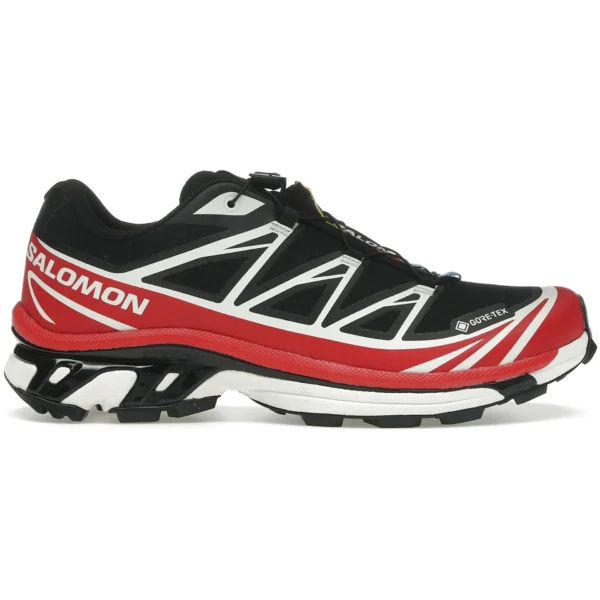 Salomon XT-6 Gore-Tex Black Flame Scarlet