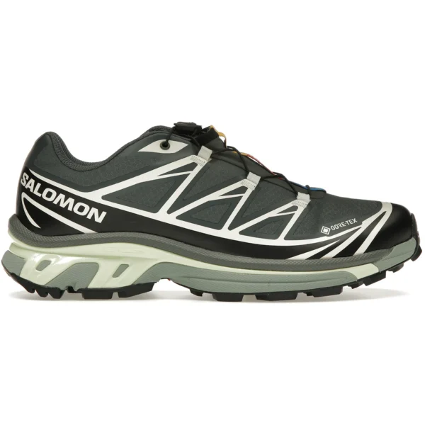 Salomon XT-6 Gore-Tex Black Lime Cream