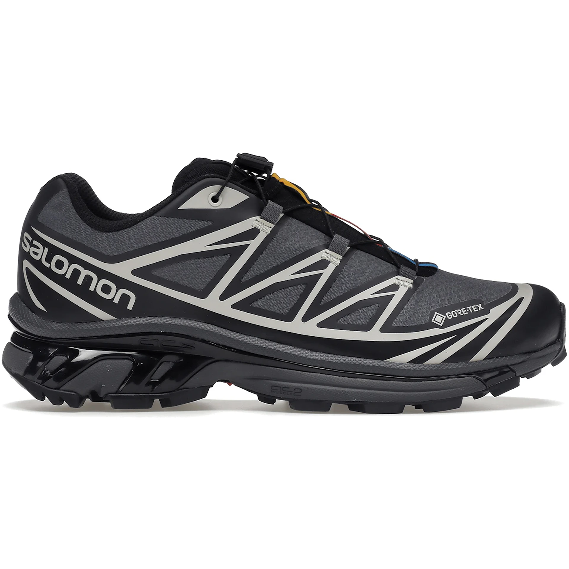 Salomon XT-6 Gore-Tex Black Lunar Rock 2 Salomon XT 6 Gore Tex Black Lunar Rock 1