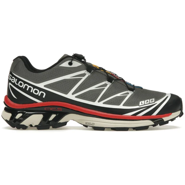 Salomon XT-6 Pewter Aurora Red