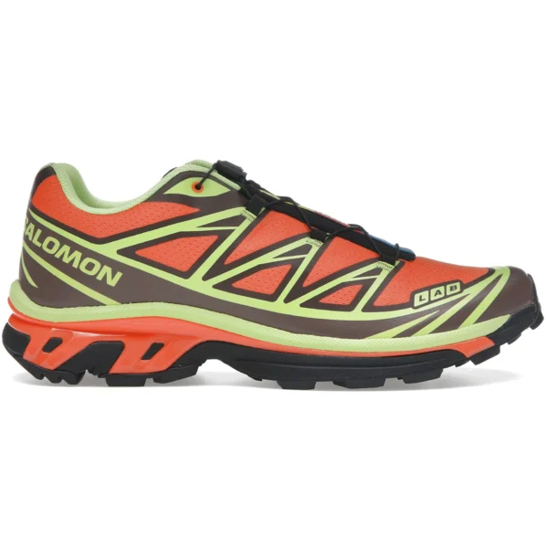 Salomon XT-6 Red Orange Sharp Green