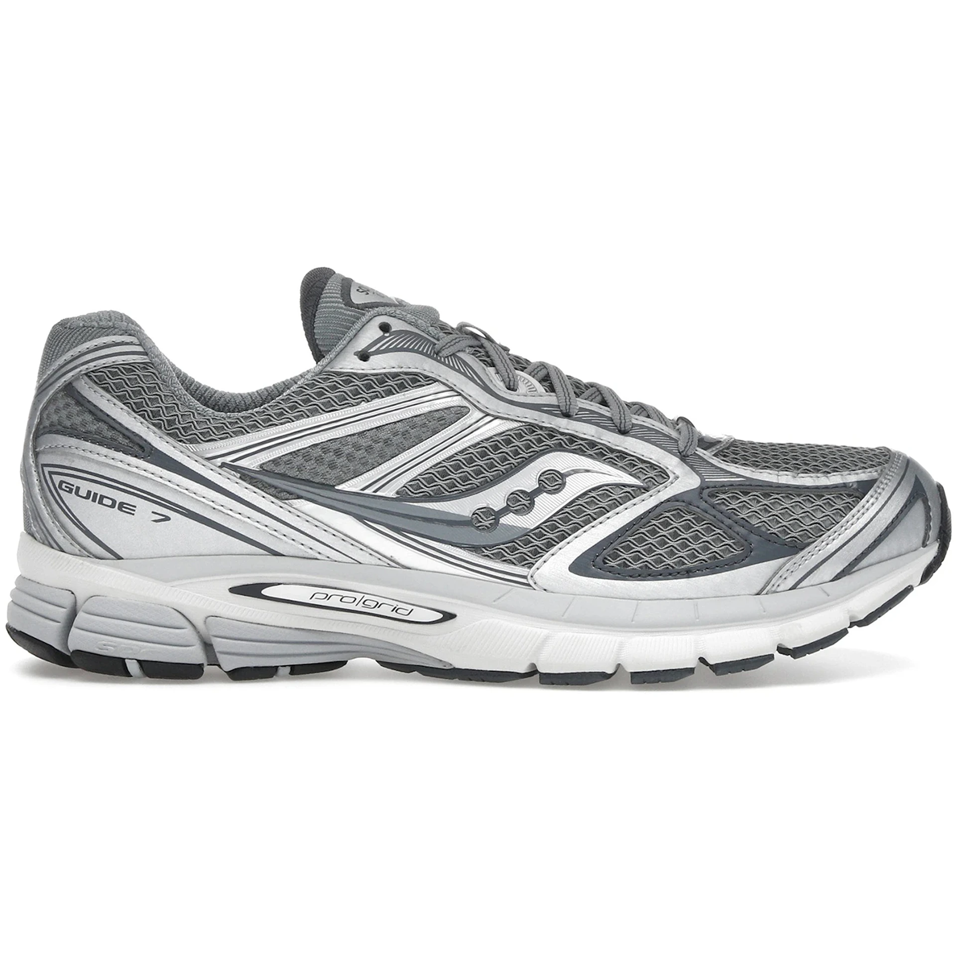 Saucony ProGrid Guide 7 Grey Silver 1 Saucony ProGrid Guide 7 Grey Silver 1