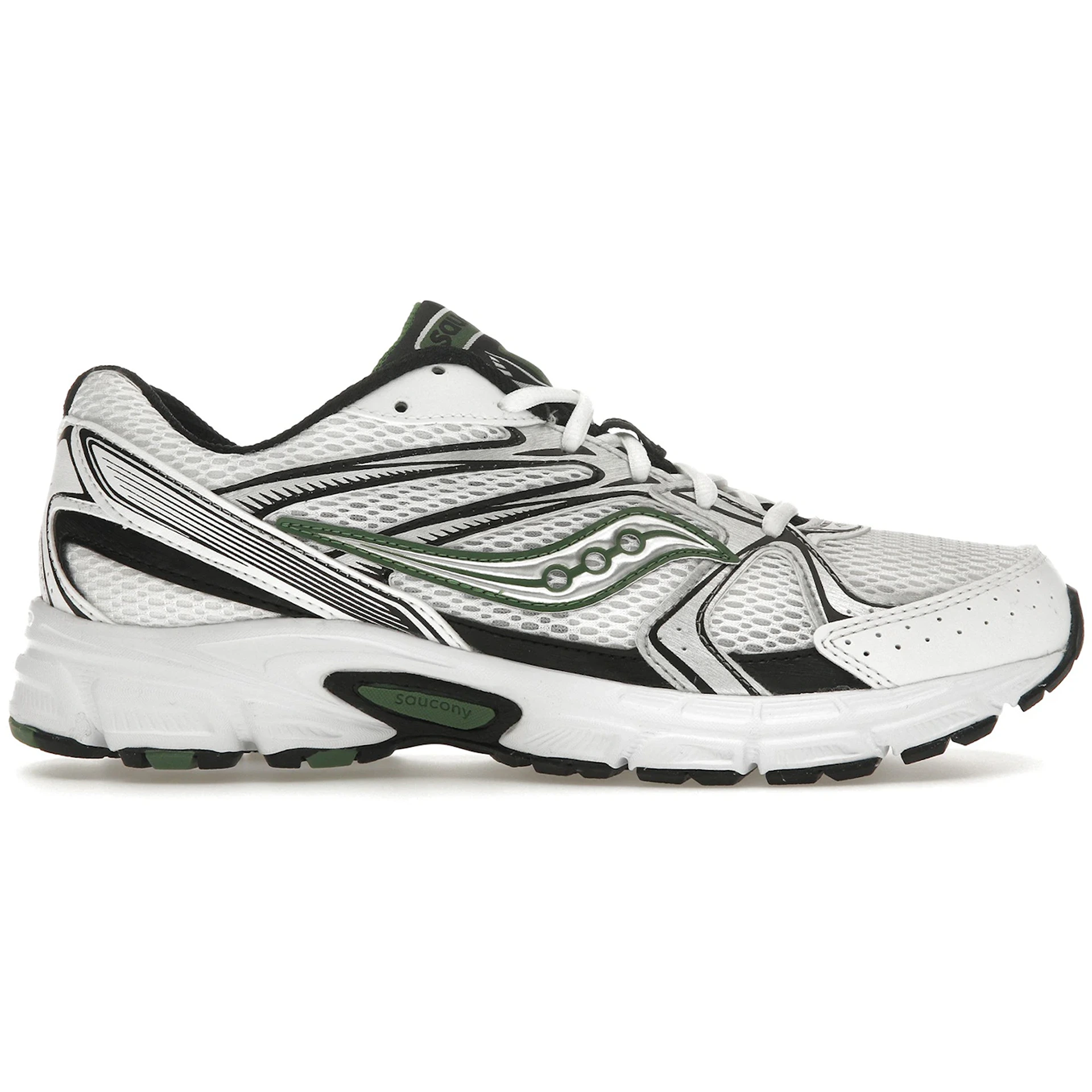 Saucony Ride Millennium White Green Black 3 Saucony Ride Millennium White Green Black